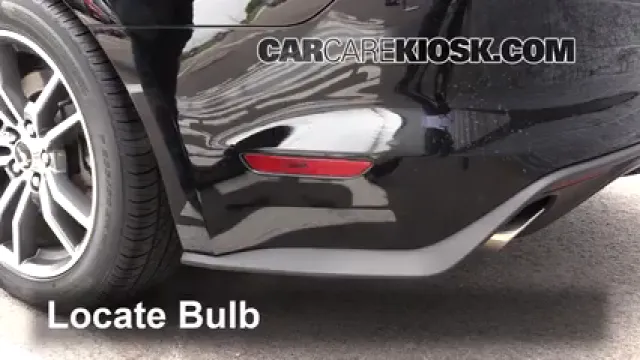 2017 Ford Mustang GT 5.0L V8 Luces Luz trasera (reemplazar foco)